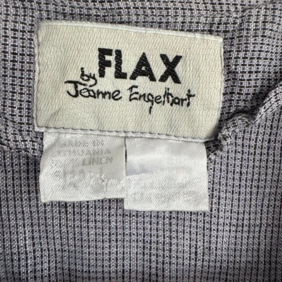 Vintage FLAX by Jeanne Engelhart "Dual Delight" Jacket Lagen look Women's Size S - Picture 3 of 9